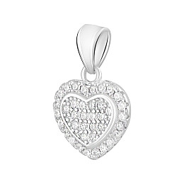 Серебряная подвеска SilverBreeze с фианитами (2124801)