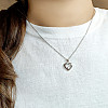 Серебряная подвеска SilverBreeze с фианитами (2124993)