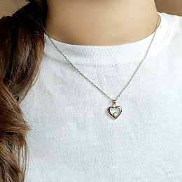 Срібна підвіска SilverBreeze з фіанітами (2124993)