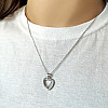 Серебряная подвеска SilverBreeze с фианитами (2125006)