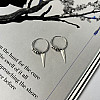 Серебряные серьги SilverBreeze без камней (2134688)