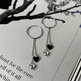 Срібні сережки SilverBreeze з емаллю (2134701)