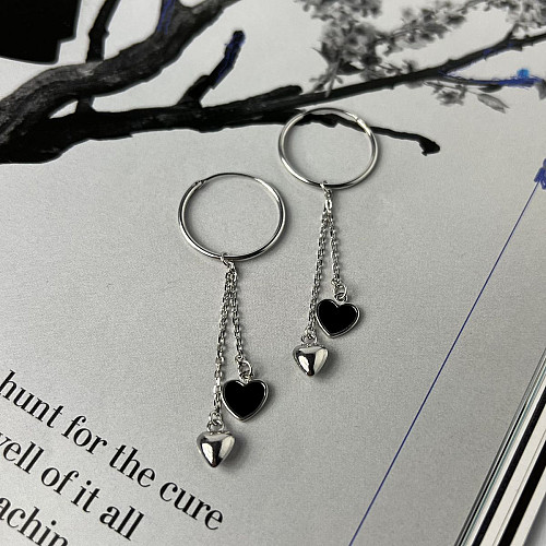 Серебряные серьги SilverBreeze с эмалью (2134701)