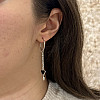 Серебряные серьги SilverBreeze с эмалью (2134701)