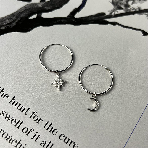 Серебряные серьги SilverBreeze с фианитами (2134718)