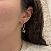 Серебряные серьги SilverBreeze без камней (2134732)