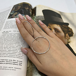 Срібні сережки SilverBreeze без каменів (2136439)