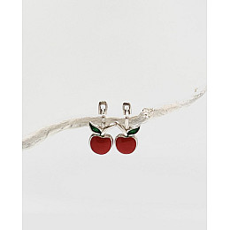 Срібні сережки SilverBreeze з емаллю (2136880)