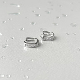 Срібні сережки SilverBreeze з фіанітами (2138273)