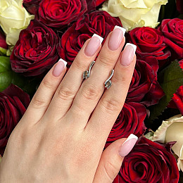 Срібні сережки SilverBreeze з містик топазом 1.292ct (2140412)