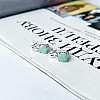 Серебряные серьги SilverBreeze с натуральным изумрудом 2.992ct фианитами (2140672)