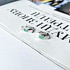Серебряные серьги SilverBreeze с натуральным изумрудом 0.8ct (2140726)