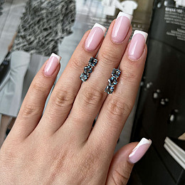 Срібні сережки SilverBreeze з містик топазом 5.925ct (2141266)