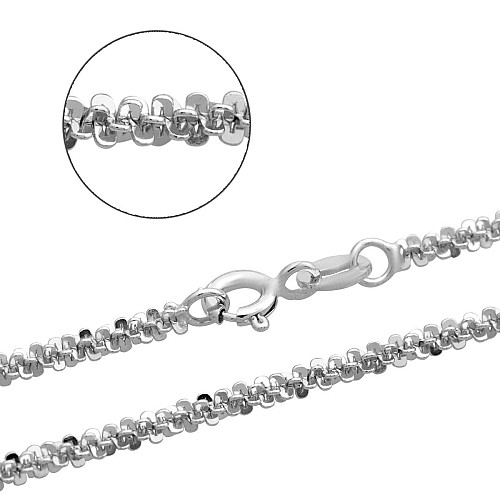 Серебряна ланцюжок SilverBreeze без каменів (2142829) 550