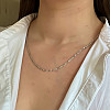 Серебряна ланцюжок SilverBreeze без каменів (2142829) 550