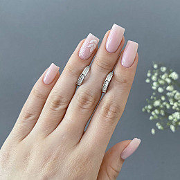 Срібні сережки SilverBreeze з фіанітами (2142942)