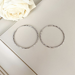 Срібні сережки SilverBreeze без каменів (2143055)