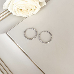 Серебряные серьги SilverBreeze без камней (2144052)