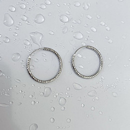 Серебряные серьги SilverBreeze без камней (2144052)