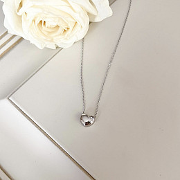 Серебряное колье SilverBreeze с фианитами (2144175) 450-500