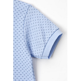 Поло з візерунком для хлопчика Mena sport 1013 110 см Блакитний (2000989707189)