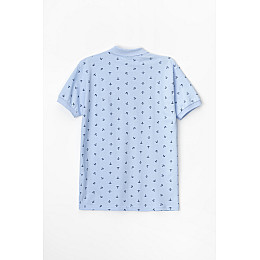 Поло з візерунком для хлопчика Mena sport 1050 140 см Блакитний (2000989707318)