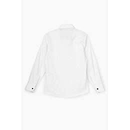 Сорочка однотонна для хлопчика Deniz 311 122 см Білий (2000989711339)