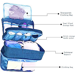 Дорожный органайзер для одежды Sell Голубой (S1645227 blue)