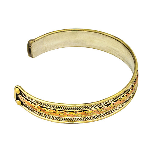 Браслет Derge Tibet 3 metal 6х6х1.2 см Металл (20532)