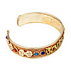 Браслет Mantra Mani Gold Tibet 4 камені 6х6х1,5 см Метал (20533)