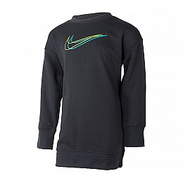 Детская Толстовка Nike G NSW BF CREW Черный S (DO8391-010 S)