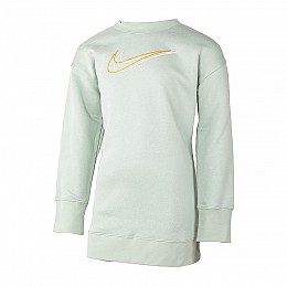 Детская Толстовка Nike G NSW BF CREW Серый S (DO8391-017 S)