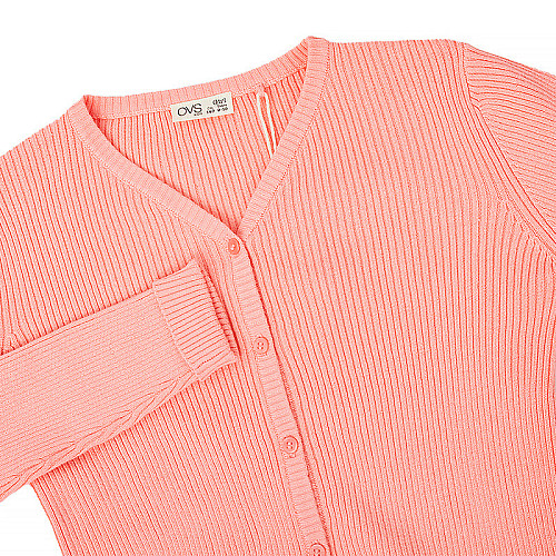 Дитячий Кардиган OVIESSE Рожевий 128 (1269582-Pink)