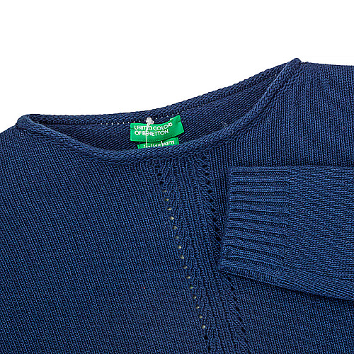 Детский Джемпер BENETTON Синий 140 (1244C1949.G-252)
