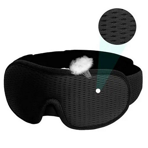 Повязка на глаза для сна Stenson 3D Soft Black