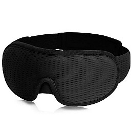 Повязка на глаза для сна 3D Soft Black N
