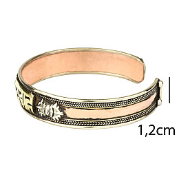 Браслет Mantra Mani Дордже Tibet 3 metal 6x6x1.2 см Метал (24562)