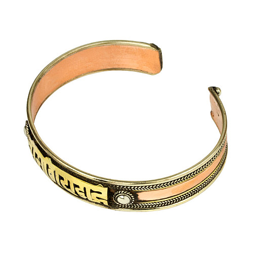 Браслет Mantra Mani Tibet 3 metal 6.5x5.5x1.2 см Метал (24564)