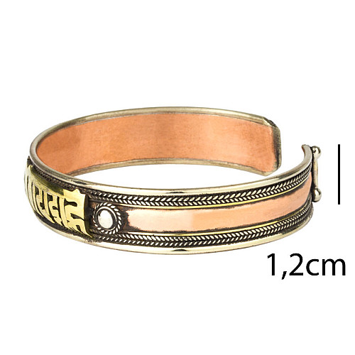 Браслет Mantra Mani Tibet 3 metal 6.5x5.5x1.2 см Метал (24564)