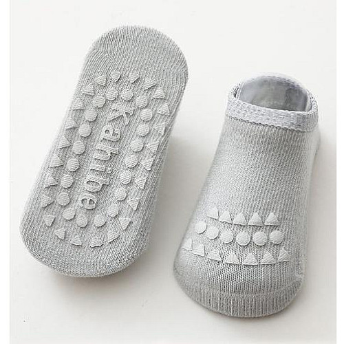 Набір наколінників та шкарпеток дитячих для повзання малюків Hoz Children Knee One Size Grey (SK001586)