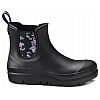 Стильные резиновые сапоги женские короткие Lemigo Stella 773 37 Черный