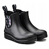 Стильные резиновые сапоги женские короткие Lemigo Stella 773 37 Черный