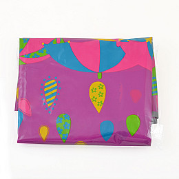 Дощовик-пончо YES зі світловідбиваючим кантом Яскраві парасольки (706944)