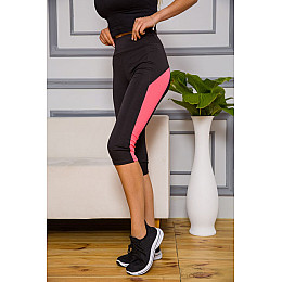 Спортивные женские бриджи черно-розовый 172R53 Ager S