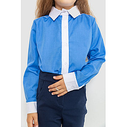 Блуза для дівчаток ошатна темно-блакитний 172R099 Ager 134