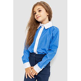 Блуза для дівчаток ошатна темно-блакитний 172R099 Ager 134