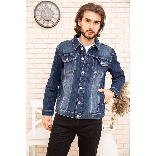 Джинсовая куртка мужская синий 157R4606 Ager S