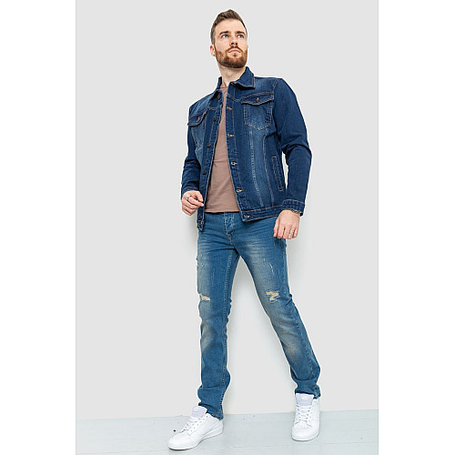 Джинсовая куртка мужская синий 157R0143 Ager S