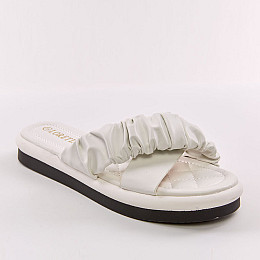 Шлепанцы женские 338096 р.36 (23,5) Fashion Белый