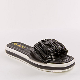 Шлепанцы женские 338066 р.39 (25) Fashion Черный